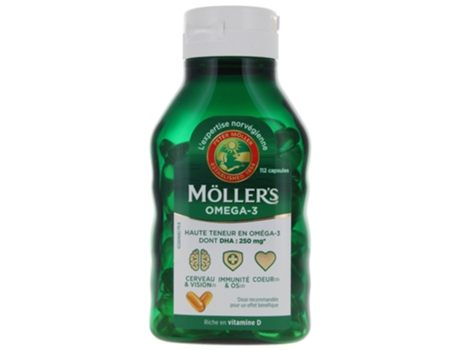 Ômega-3 Duplo 112 Cápsulas MÖLLER'S