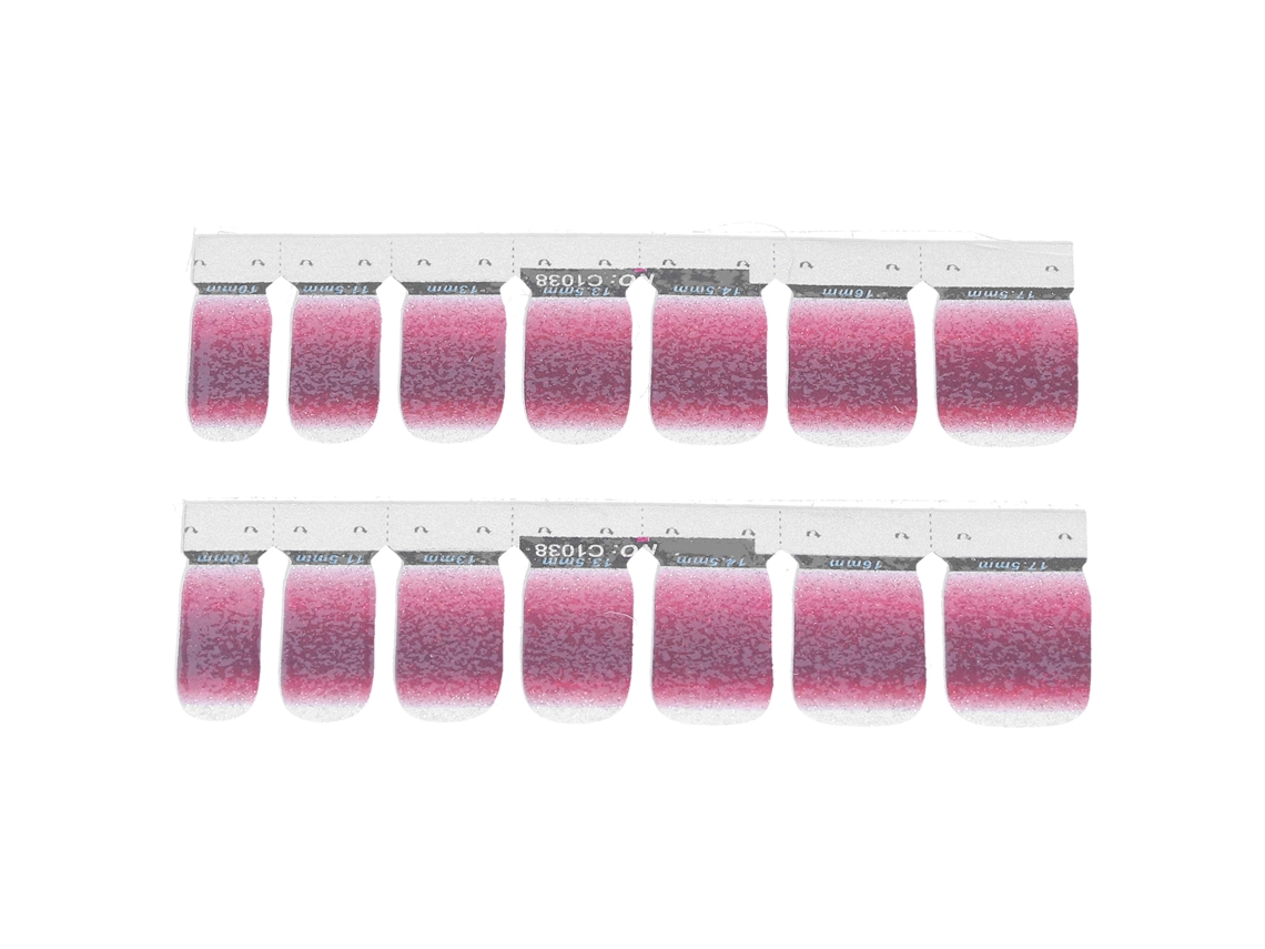 Stickers De Uñas Gradient Transferibles Autoadehesivos Cintas De Esmalte De Uñas Full Wraps Decals Diy (38)