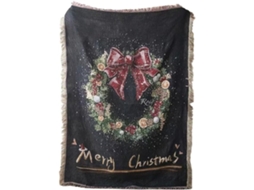 Manta Decorativa de Natal Syjym para Sofá Lazer Série Natalina, Ideal para Quarto, Sala de Estar