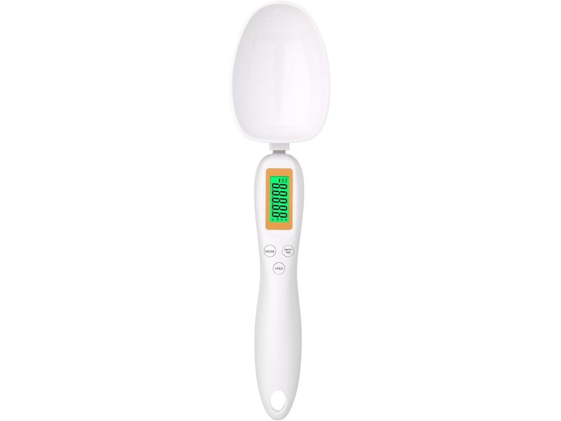 Colher medidora digital de alta precisão Slowmoose 500g/0,1g com visor LCD para cozinha