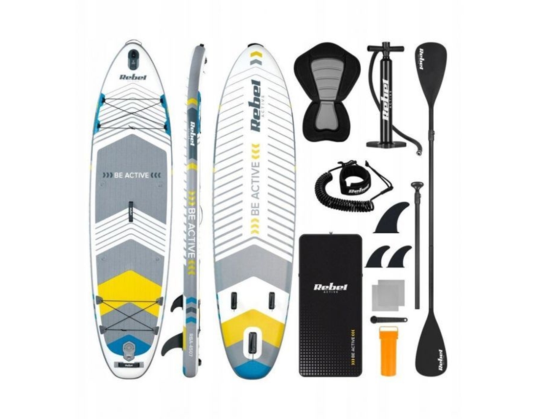 Stand Up Paddle - Rebel - Active Rba4507 - 1 Lugar - Misturado - Branco