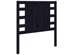 Cabeceira 106x4x100 Cm Pinho Maciço Marrom MAISON EXCLUSIVE