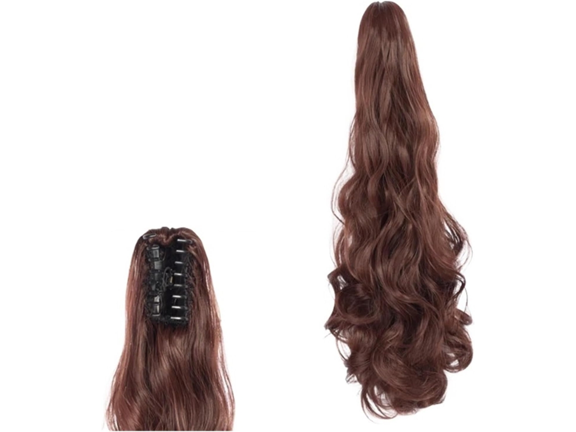 Rabo de Cavalo com Aplique de Cabelo Sintético 60 Cm SFUSHOS