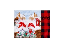 Conjunto de decoração de Natal: saia para árvore, avental, meias e toalha LAXISCREED