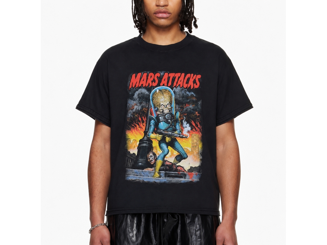Mars Attacks! City Destruction T-shirt Unisex Adults Size:xxxl