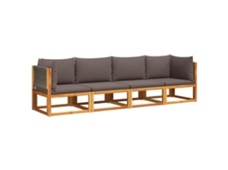 Garden Sofa Set, Garden Sofa Sets Vidaxl Marrom Madeira De Acácia (n/a)