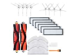 Para xiaomi roborock s5 max s50 s51 s55 acessórios puros peças de aspirador de pó lavável filtro hepa escova principal lateral