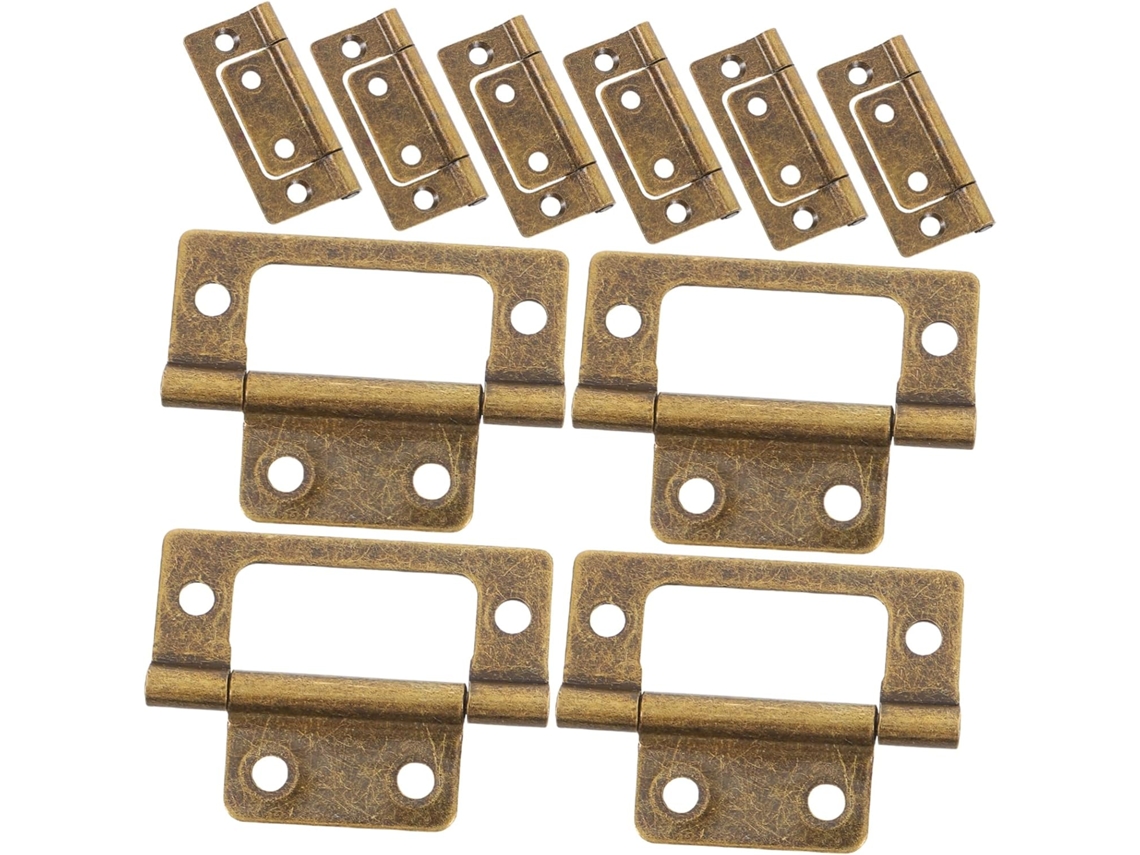 Conjunto De 12 Dobradiças Vintage Para Portas Armários E Janelas,