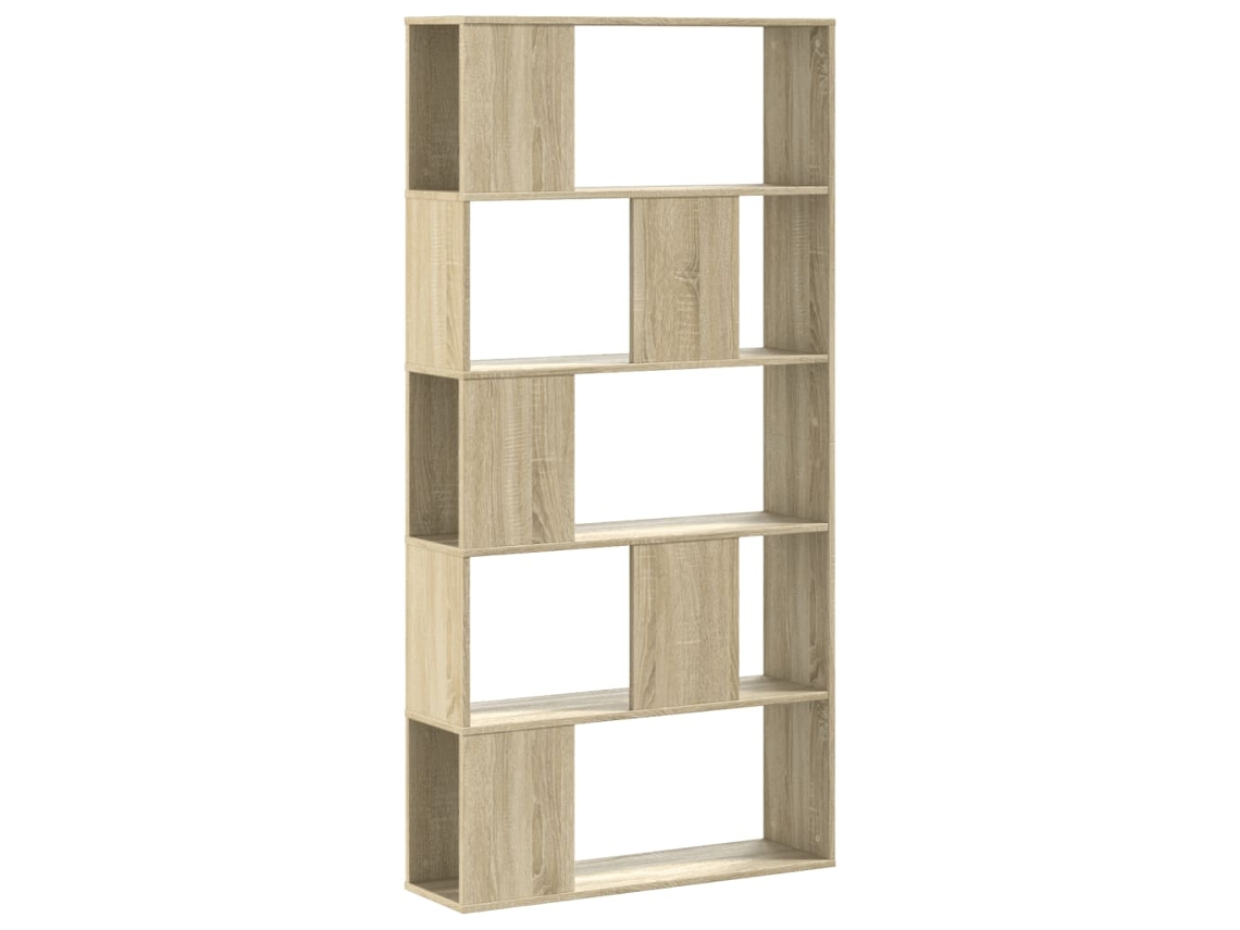 Bookcase, Bookcases Vidaxl Marrom Madeira Processada (n/a)