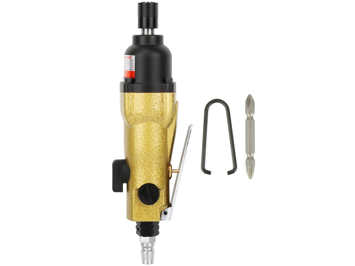 Parafusadeira pneumática industrial Kopo KP-809 de 1/4" com rotação de 8000 rpm e rotação reta.