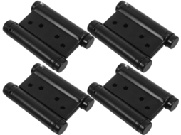 Conjunto de 4 Dobradiças Duplas para Porta com Abertura e Fechamento Automáticos, Dobradiça Dupla com Mola. SFUSHOS