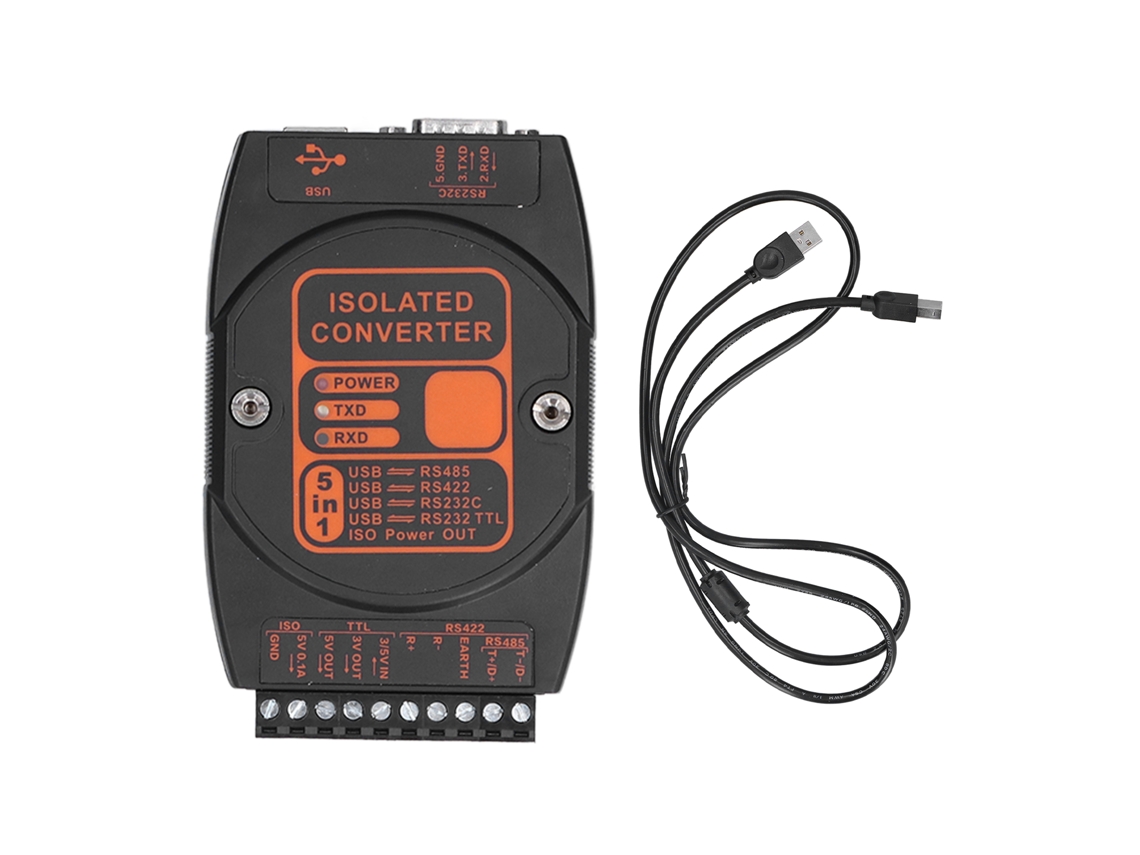 Adaptador Usb Para Rs485 Conversor 5 Em 1 Isolamento Industrial Rs422/232/ttl Taxa De Comunicação 200kb Dcm2610a