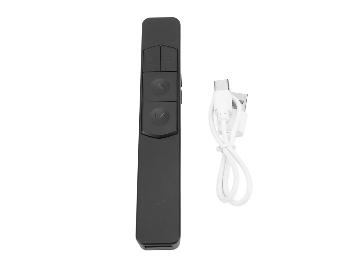 Clicker de apresentação sem fios com ponteiro, ligações e controlo de volume LAXISCREED