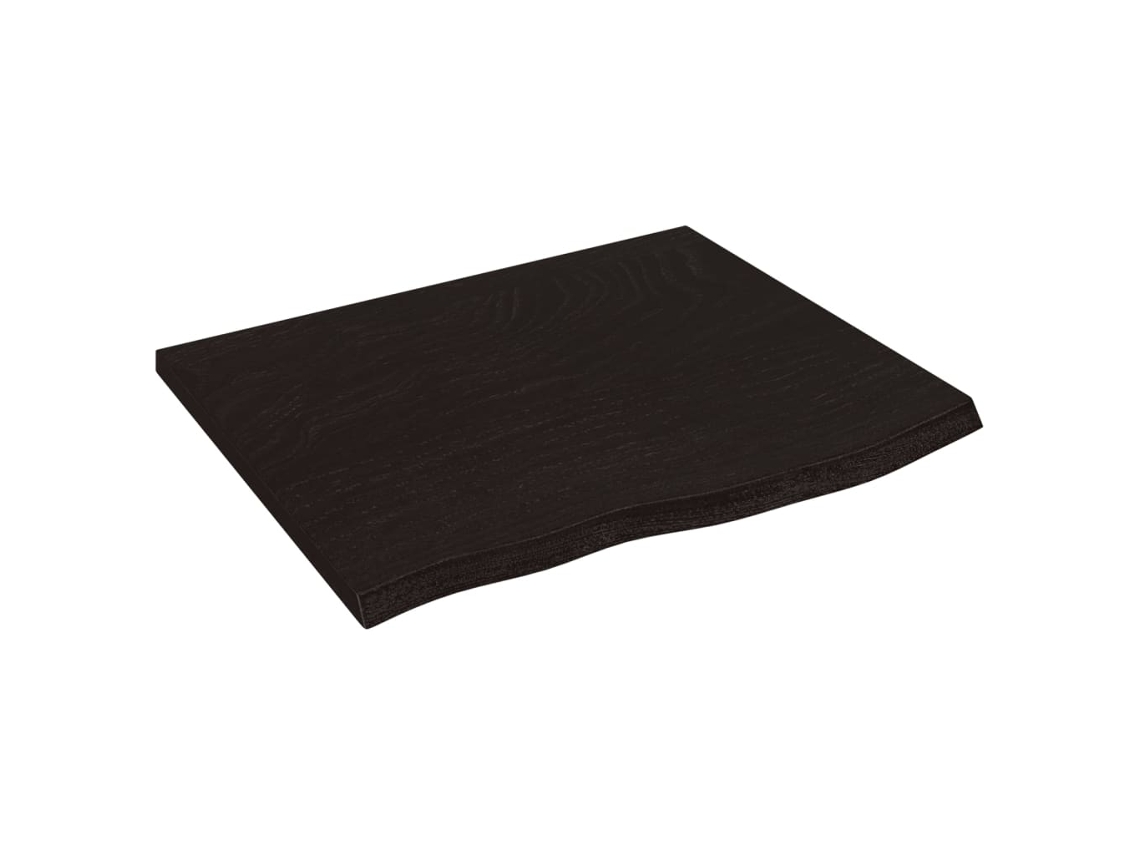 Bathroom Countertop, Bathroom Countertops Vidaxl Cinzeto Madeira De Carvalho (60 X 50 X 2 Cm)