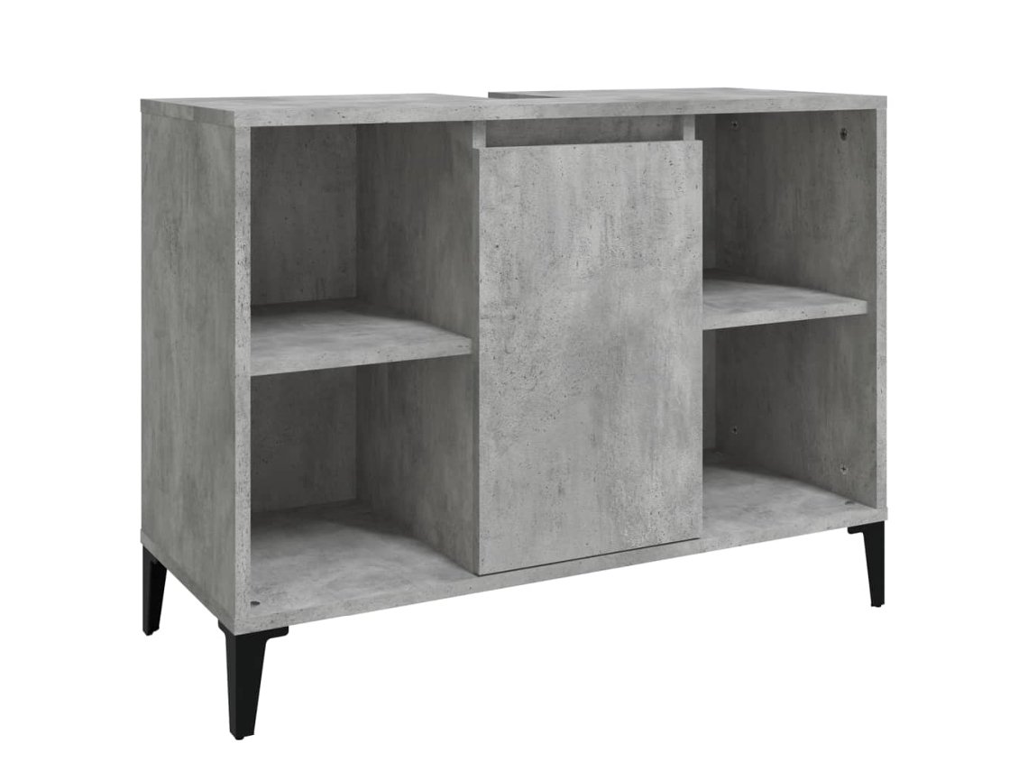Sink Cabinet, Sink Cabinets Vidaxl Cinzeto Madeira Processada (n/a)