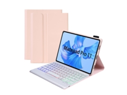 Lurelia Capa Com Teclado Bluetooth Para Honor C5 10.4 Retroiluminação Gradiente