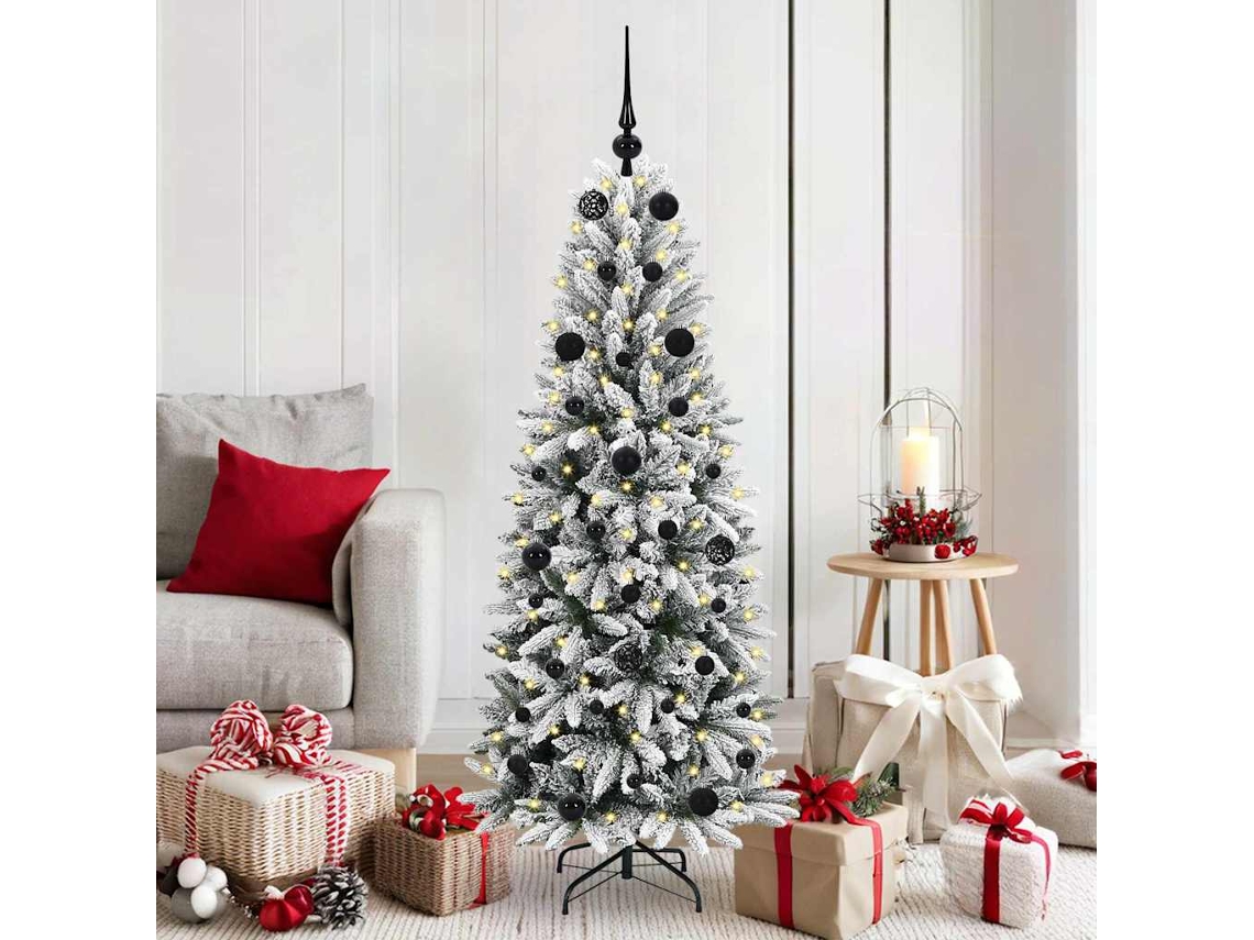 Vidaxl Árvore De Natal Artificial Branco 150 Cm