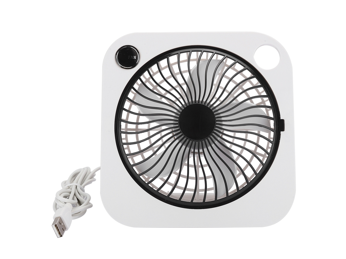 Ventilador Usb Mini (portátil, Silencioso, Ajuste De Dois Velocidades)