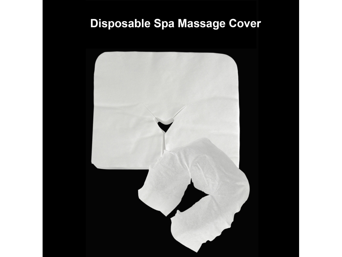 Lenço Descartável Salão Beleza Furo Face Respiro Spa