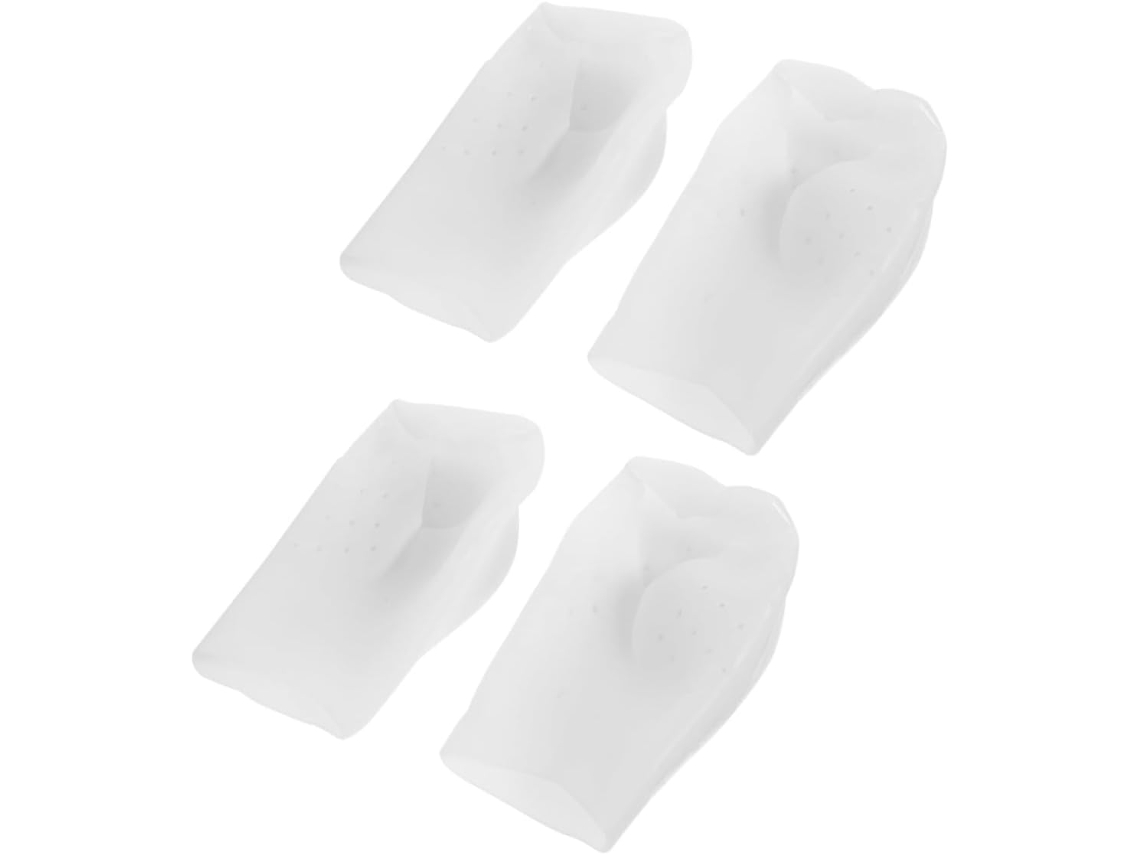 Pares De Palmilhas Invisíveis Silicone Para Aumento Altura, Sem Elevação Do Calcanhar, Para Uso Diário Design