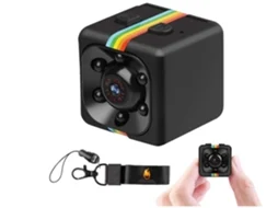 Câmera Espiã Mini Câmera De Segurança Sem Fio Oculta Hd 1080p Pequenas Câmeras De Vigilância Visão Noturna Sem Wifi Yizhood (preto)