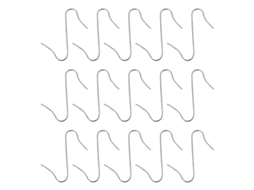 100Pcs Cabides de Metal ALLINLESS