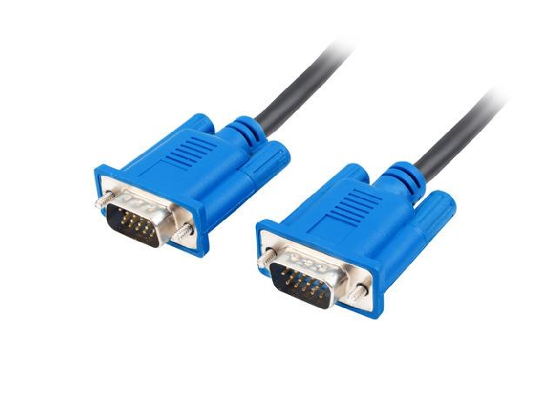 Cabo Vga LANBERG 1,8m M/m Blindado de Ferrite Preto para Tv e Monitor