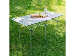 Mesa TECTAKE Dobr�vel em Alum�nio 140x70x70 cm