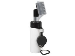 Business escova de Água para Golfe com Cerdas de Nylon e Garrafa 160ml Portátil com Cordão Retrátil Branco