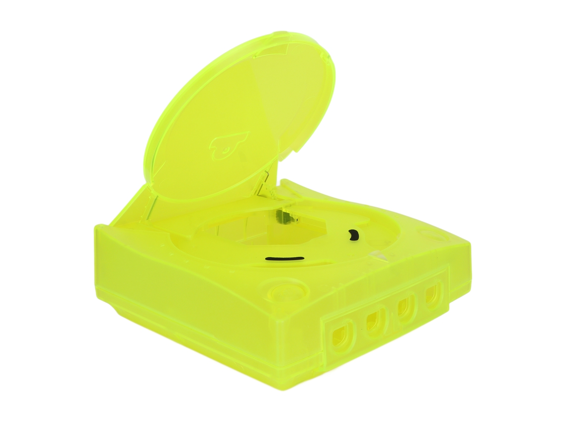 Carcaça transparente de plástico para console retrô Sega Dreamcast CHABERLU