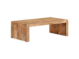 Vidaxl Mesa De Centro 110x55x35 Cm Madeira De Acácia Maciça