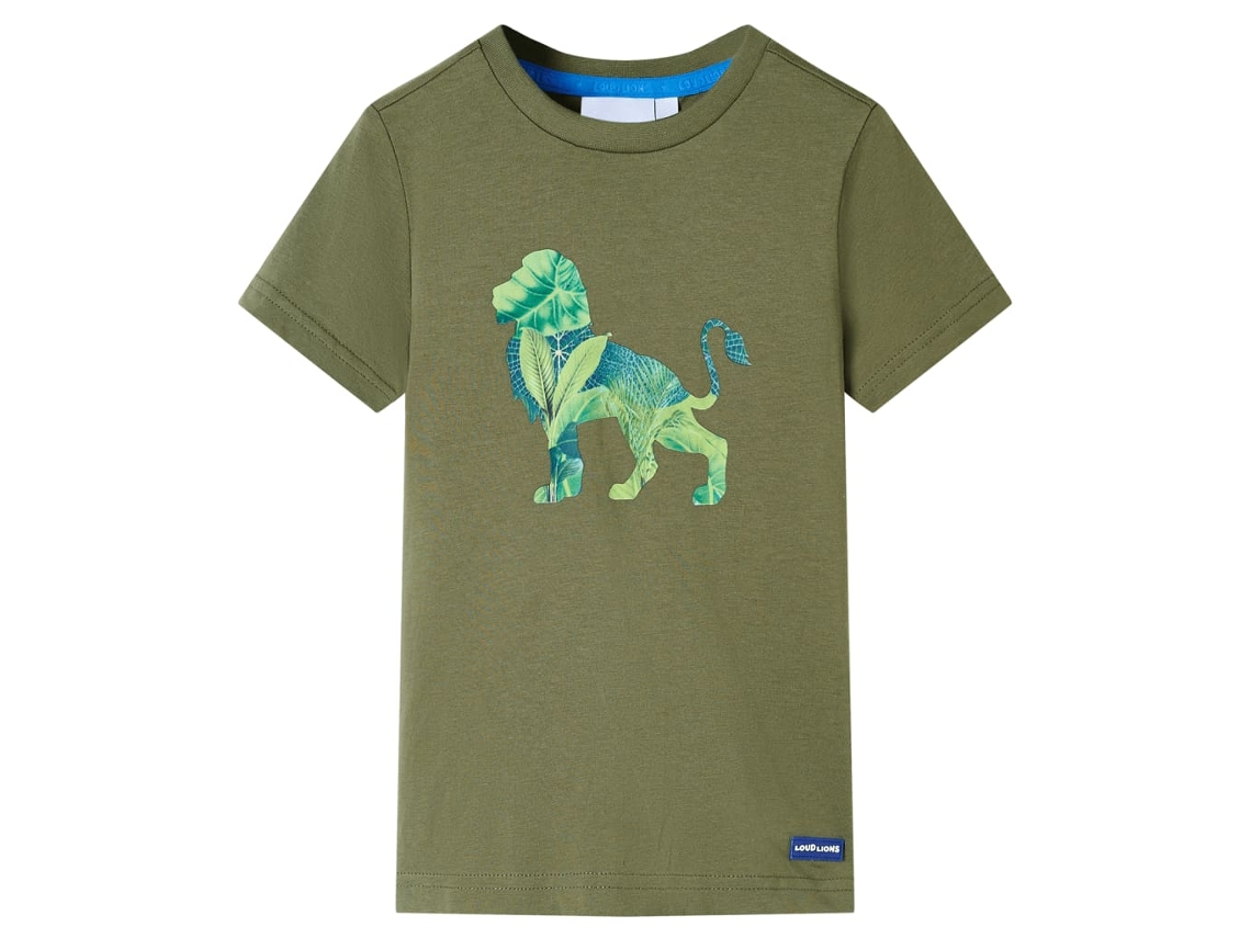 T-shirt De Criança Cor Caqui 140