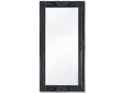 Wall Mirror, Wall Mirrors Vidaxl Preto Madeira (100 X 50 Cm)
