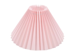 Abajur Plissado Para Casa, De Tecido, Abajures Plissados ​​para Luminárias Mesa Rosa-aquaforge
