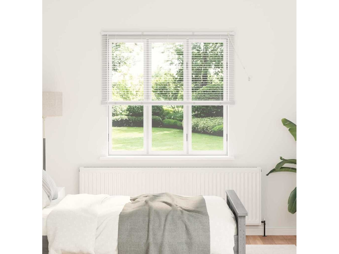 Vidaxl Persianas Venecianas Branco 175 X 145 Cm Alumínio
