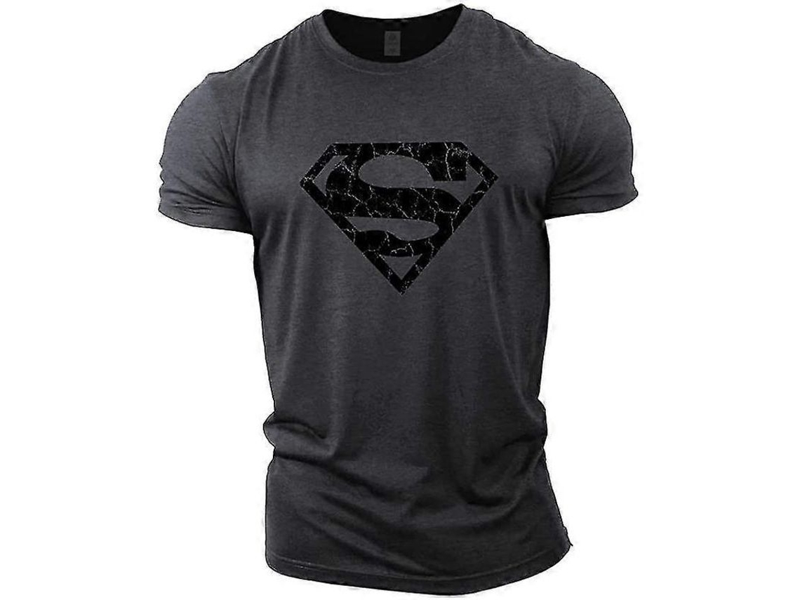 Camiseta Superman Vascular Gym Training Topmgray Algodão Tamanho S XXL | S/MARCA