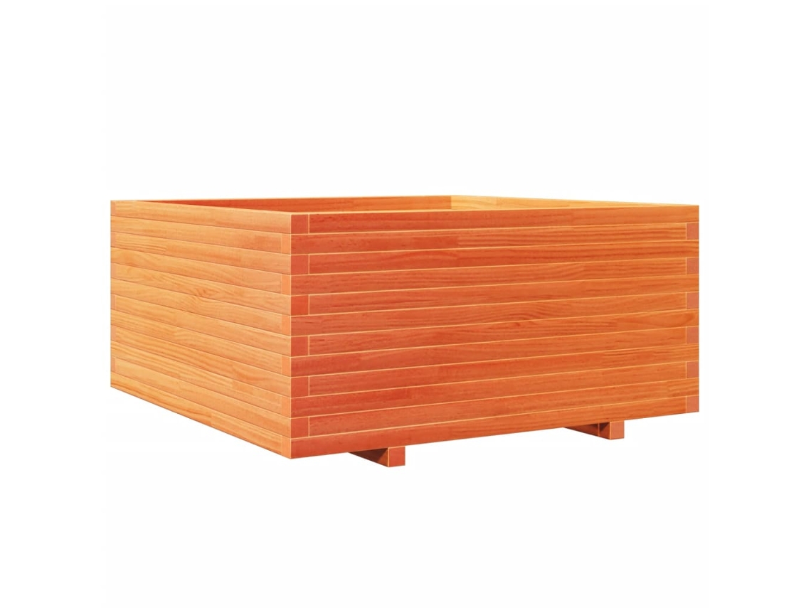 Garden Planter, Garden Planters Vidaxl Marrom Madeira De Pinho (100 X 100 X 49.5 Cm)
