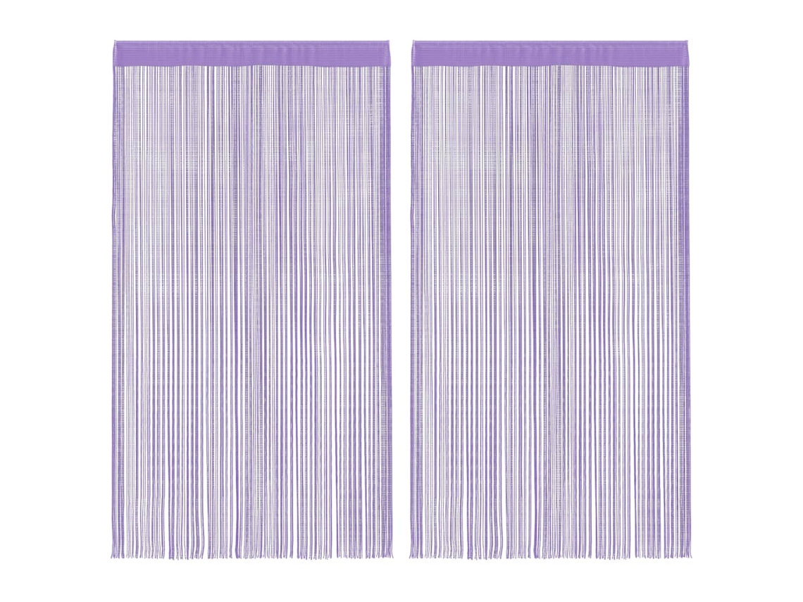 String Curtain, String Curtains Vidaxl Roxo Tecido (100 Cm)