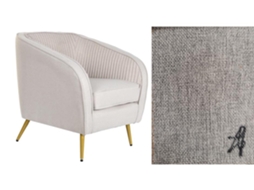 Cômoda de Madeira Revestida em Poliéster com Forro de Pele de Carneiro, 48x36x60cm ALEXANDRA HOUSE LIVING