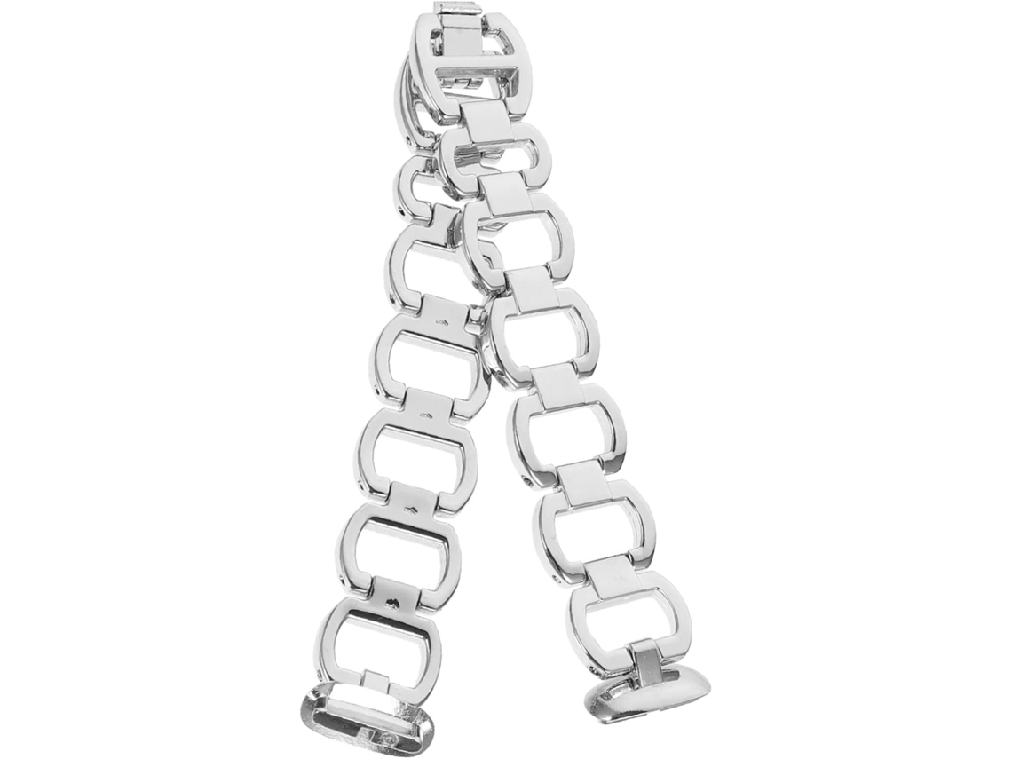 Pulseira De Relógio Vazada Em Metal, Resistente E Elegante, Em Aço Inoxidável, Acessório Para Pulso. Gokoco
