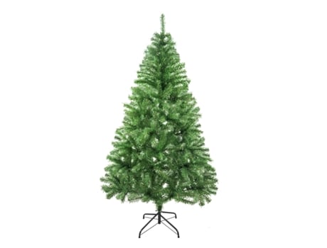 Árvore De Natal Floque Verde Com Efeito Neve 150cm