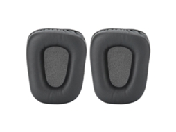 Almofadas Lurelia para fones de ouvido Razer Electra, pretas, com couro proteico e espuma viscoelástica.