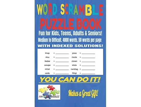 Livro Word Scramble Puzzle Book de Richard Mann (Inglês)