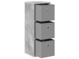Buffet com Gaveta Cinzento 25,5 X 22 X 69,5 Cm MAISON EXCLUSIVE