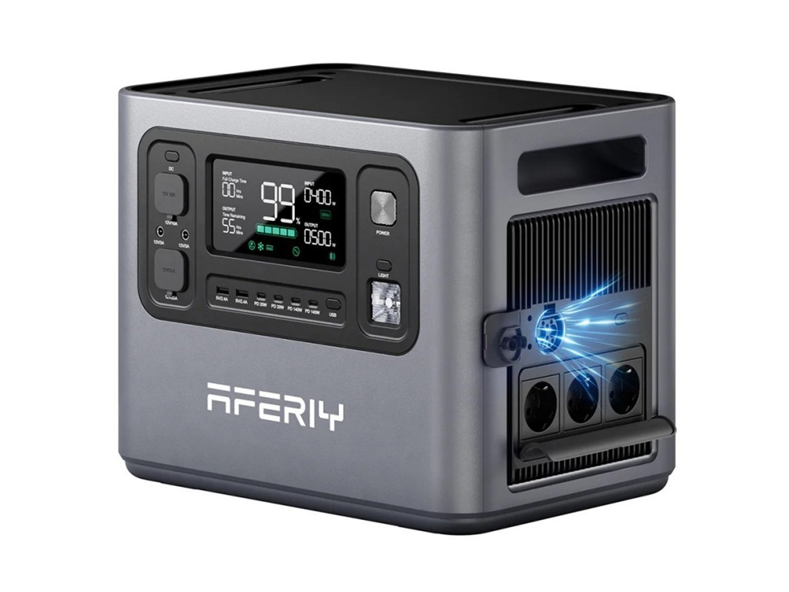 Estação De Energia Aferiy P280 2800w Saída Onda Senoidal Pura 2048wh Lifepo4 Capacidade Expansível 1.5h Recarga 1200w Solar Ups 10ms