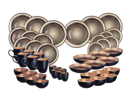 Conjunto Completo Iris 48 Peças Castanho Selvagem Bjorn