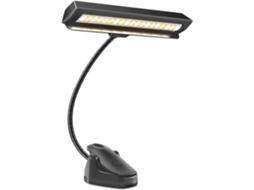 Luminária Para Estante De Partitura - 19 Leds Profissionais Para, 19 Díodos, Recarregável, Usb