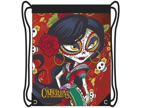 Saco  de Ginásio Catrinas (34 x 44 cm)