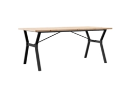Dining Table, Dining Tables Vidaxl Marrom Madeira De Pinho (180 X 90 X 75.5 Cm)