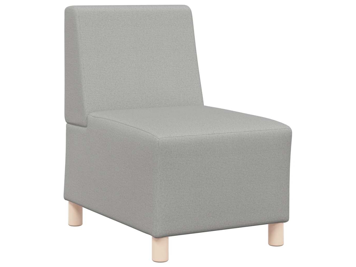 Modular Sofa Unit Armless, Modular Sofa Units Armless​ Vidaxl Cinzeto Tecido (n/a)